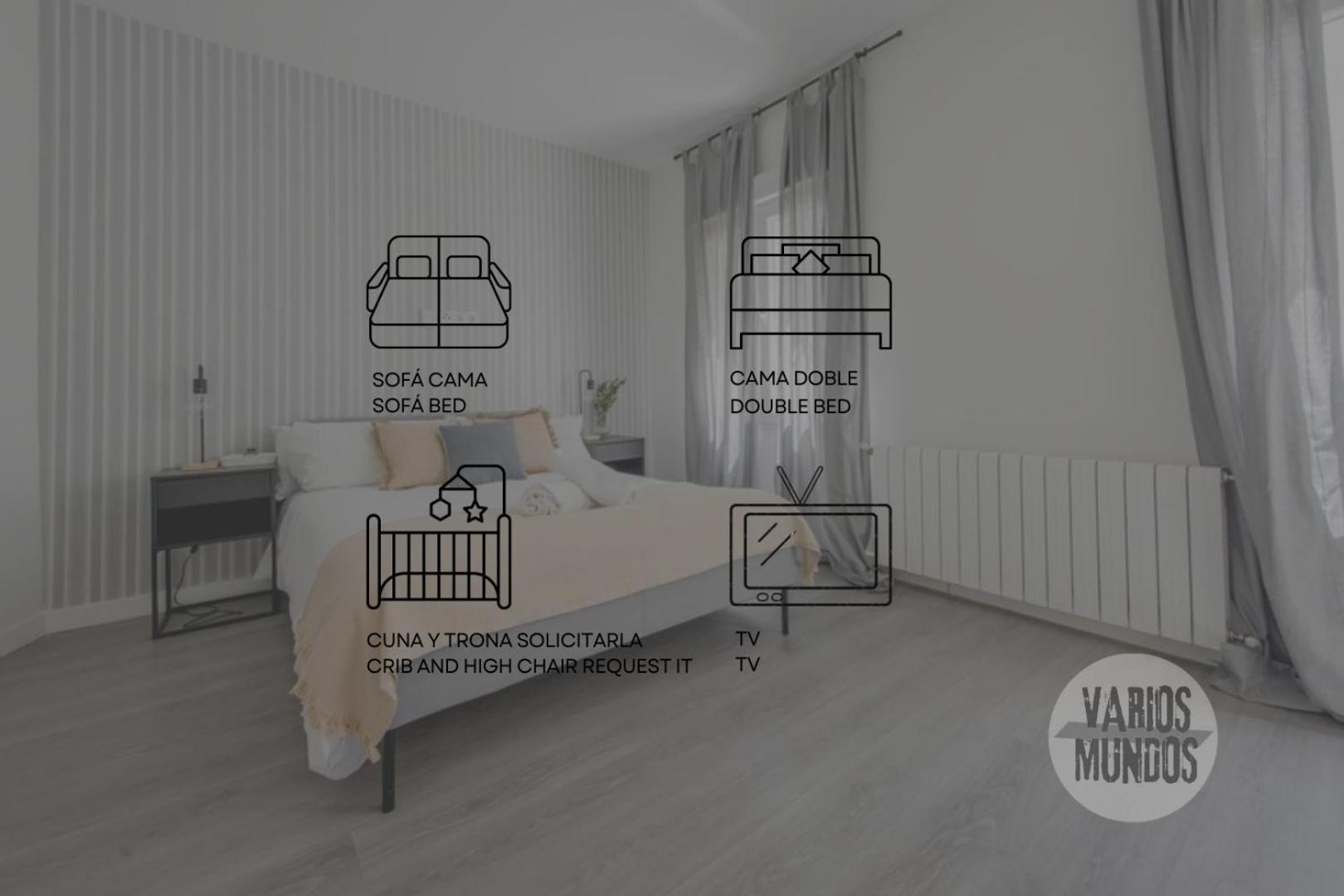 מדריד Excuisite New Apt En Gran Via Para 5Pax E2 מראה חיצוני תמונה